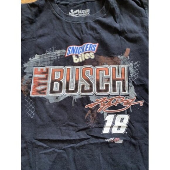 Chase Authentics 2013 Snicker Bites Kyle Busch Double Sided Shirt Medium - Picture 2 of 5